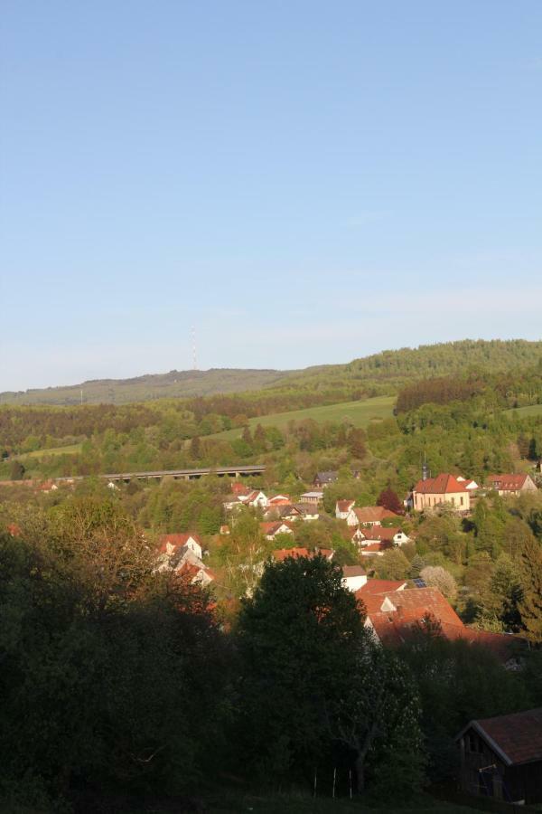 Ferienwohnung Abersfelder Mit Balkon Wildflecken Екстер'єр фото